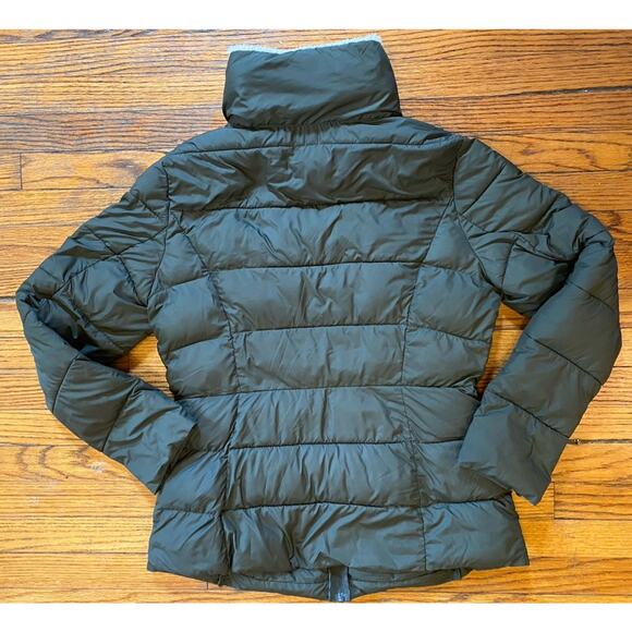 Lauren Ralph Lauren Soft Puffer Jacket Women’s Small Coal Olive Green - Picture 5 of 10